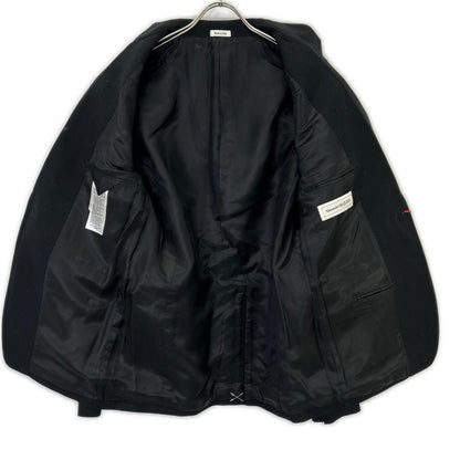 Alexander McQueen アレキサンダーマックイーン 739265 ブラック ノッチドラペル 1釦 シングルジャケット ジャケット