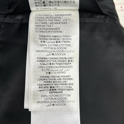 Alexander McQueen アレキサンダーマックイーン 739265 ブラック ノッチドラペル 1釦 シングルジャケット ジャケット