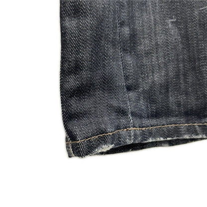 DSQUARED2 ディースクエアード S74LB0109 Tidy biker jean ﾌﾞﾗｯｸﾃﾞﾆﾑ ボトムス 46