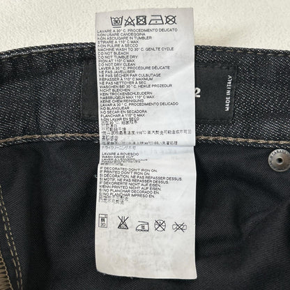 DSQUARED2 ディースクエアード S74LB0109 Tidy biker jean ﾌﾞﾗｯｸﾃﾞﾆﾑ ボトムス 46