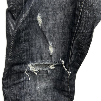 DSQUARED2 ディースクエアード S74LB0109 Tidy biker jean ﾌﾞﾗｯｸﾃﾞﾆﾑ ボトムス 46