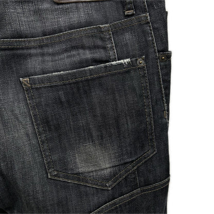 DSQUARED2 ディースクエアード S74LB0109 Tidy biker jean ﾌﾞﾗｯｸﾃﾞﾆﾑ ボトムス 46
