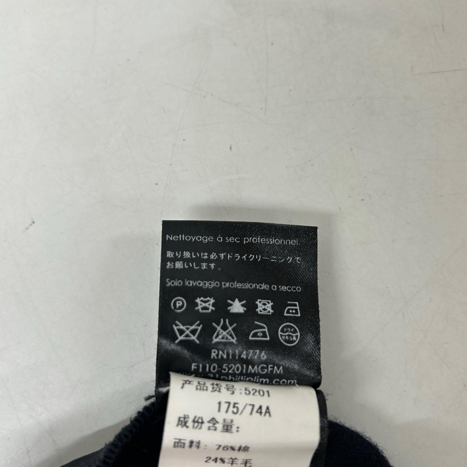 3.1 Phillip Lim 3.1 菲利普·林姆 海军蓝 打褶长裤 裤子 30