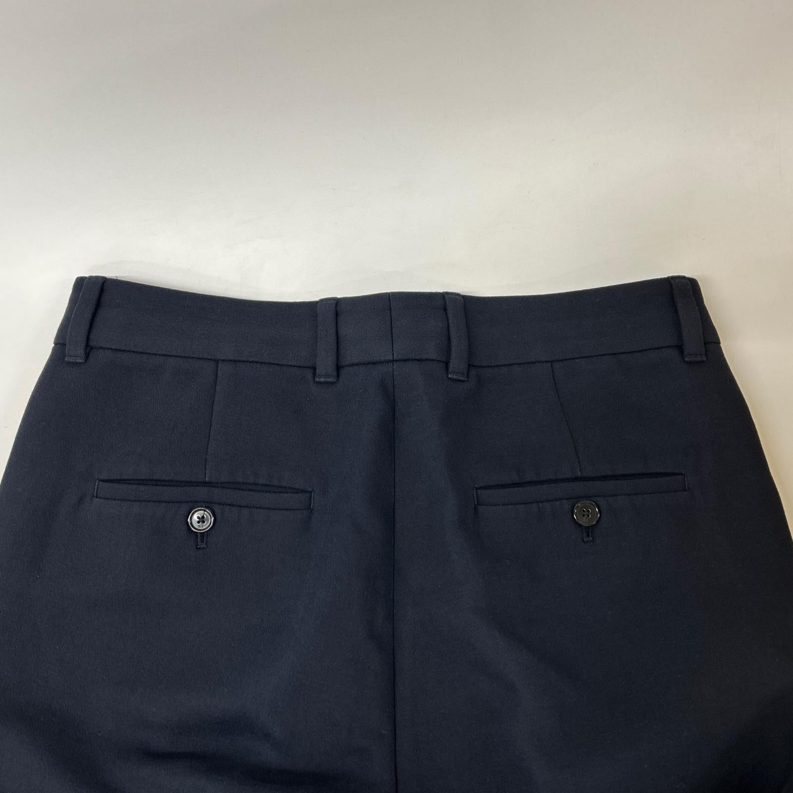 3.1 Phillip Lim 3.1 菲利普·林姆 海军蓝 打褶长裤 裤子 30