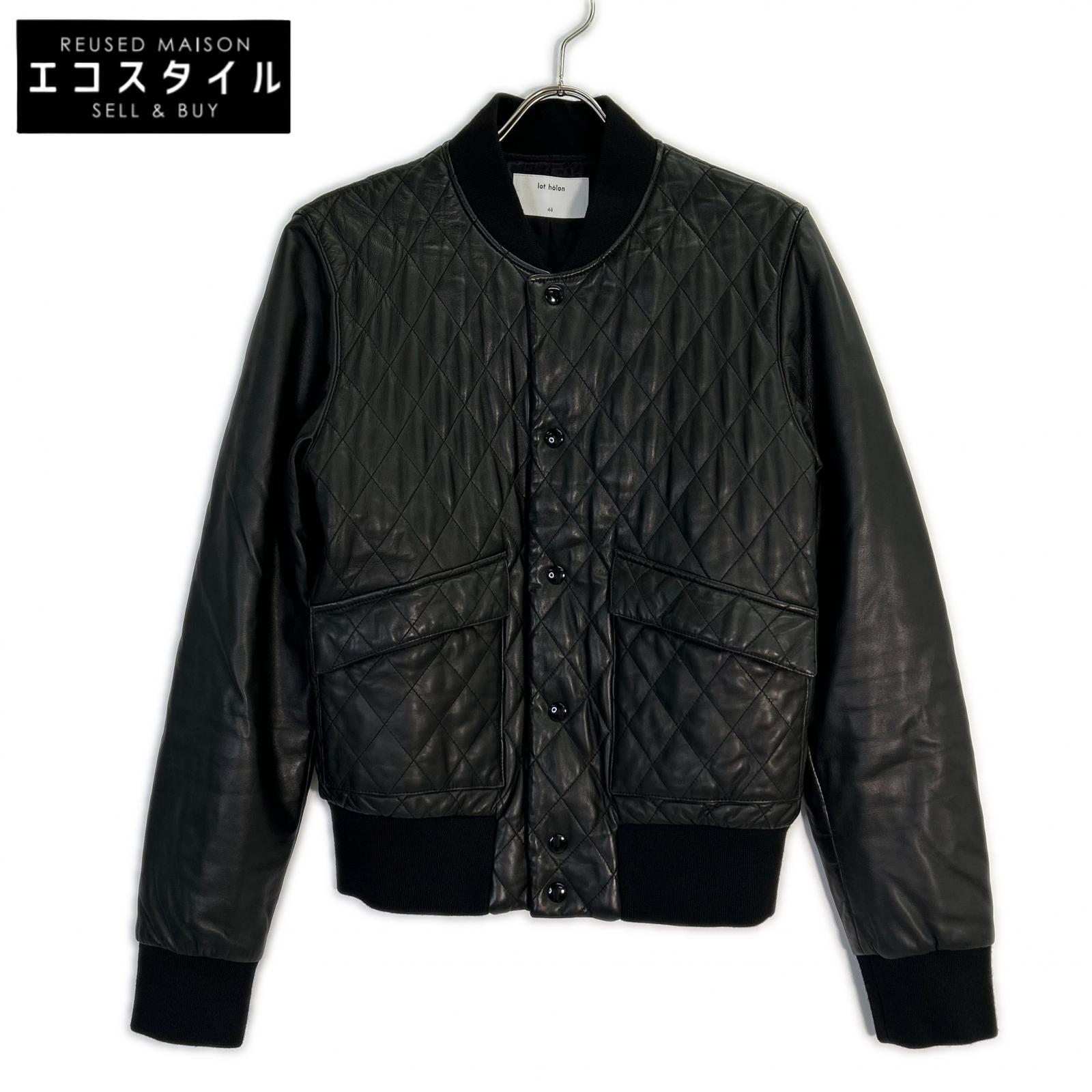 lot holon ロットホロン H34-207 ラムレザー キルティングブルゾン ジャケット