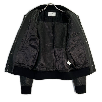 lot holon ロットホロン H34-207 ラムレザー キルティングブルゾン ジャケット