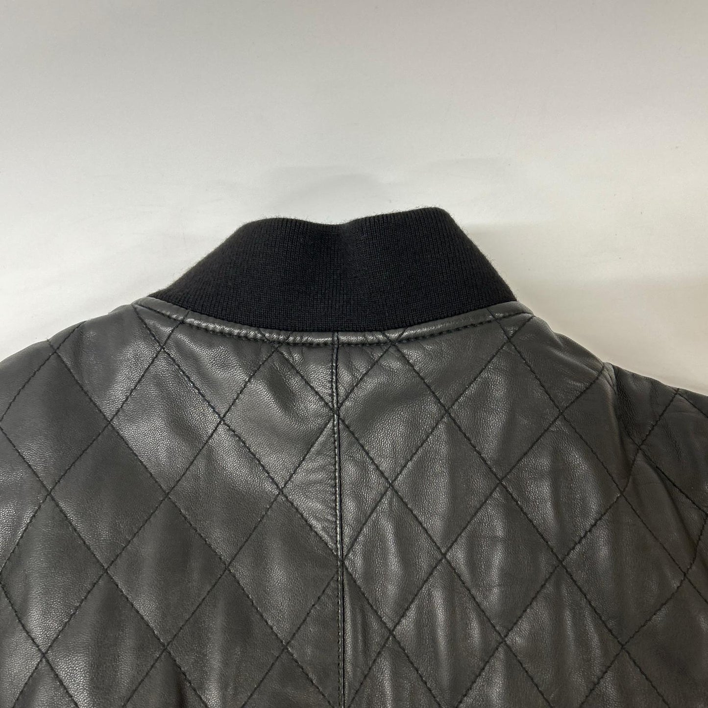 lot holon ロットホロン H34-207 ラムレザー キルティングブルゾン ジャケット
