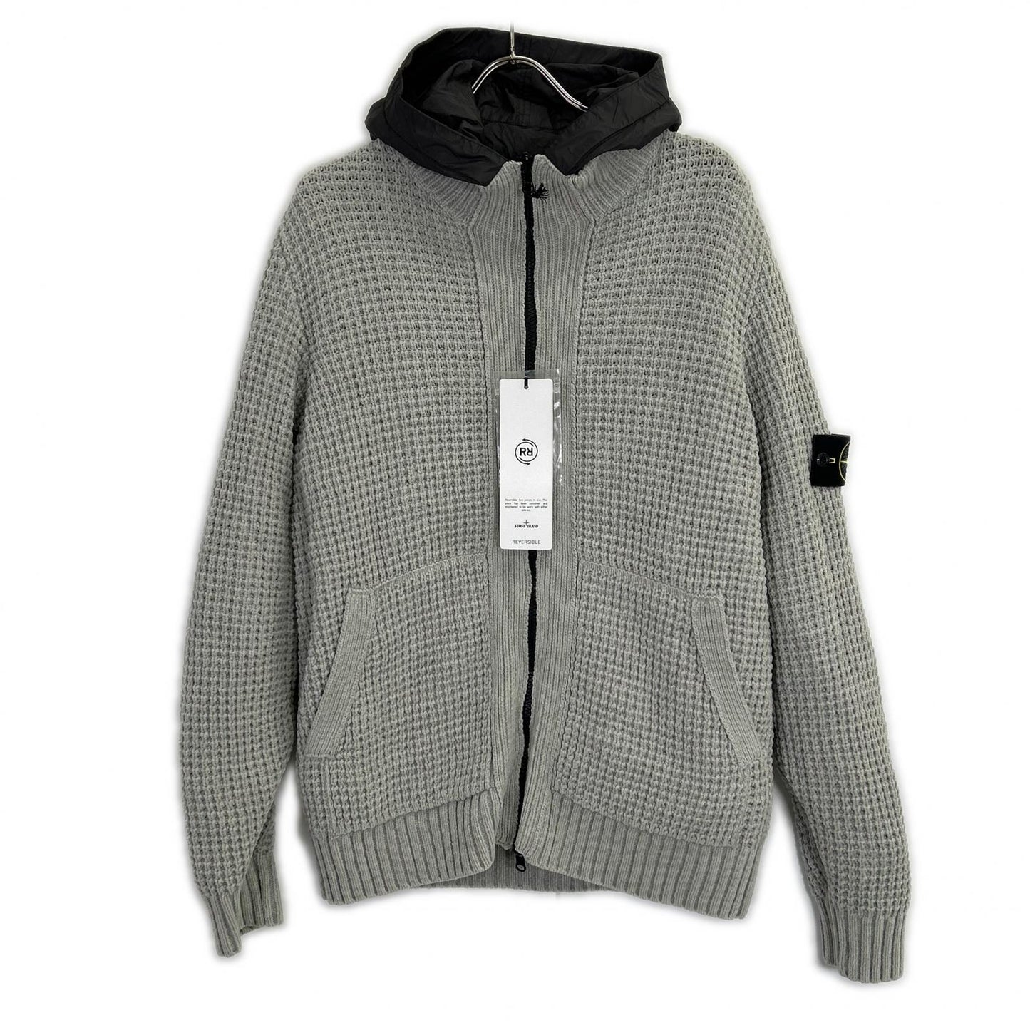STONE ISLAND ストーンアイランド K1S155100008S00A5 Compass badge ﾘﾊﾞｰｼﾌﾞﾙｶｰﾃﾞｨｶﾞﾝ トップス L