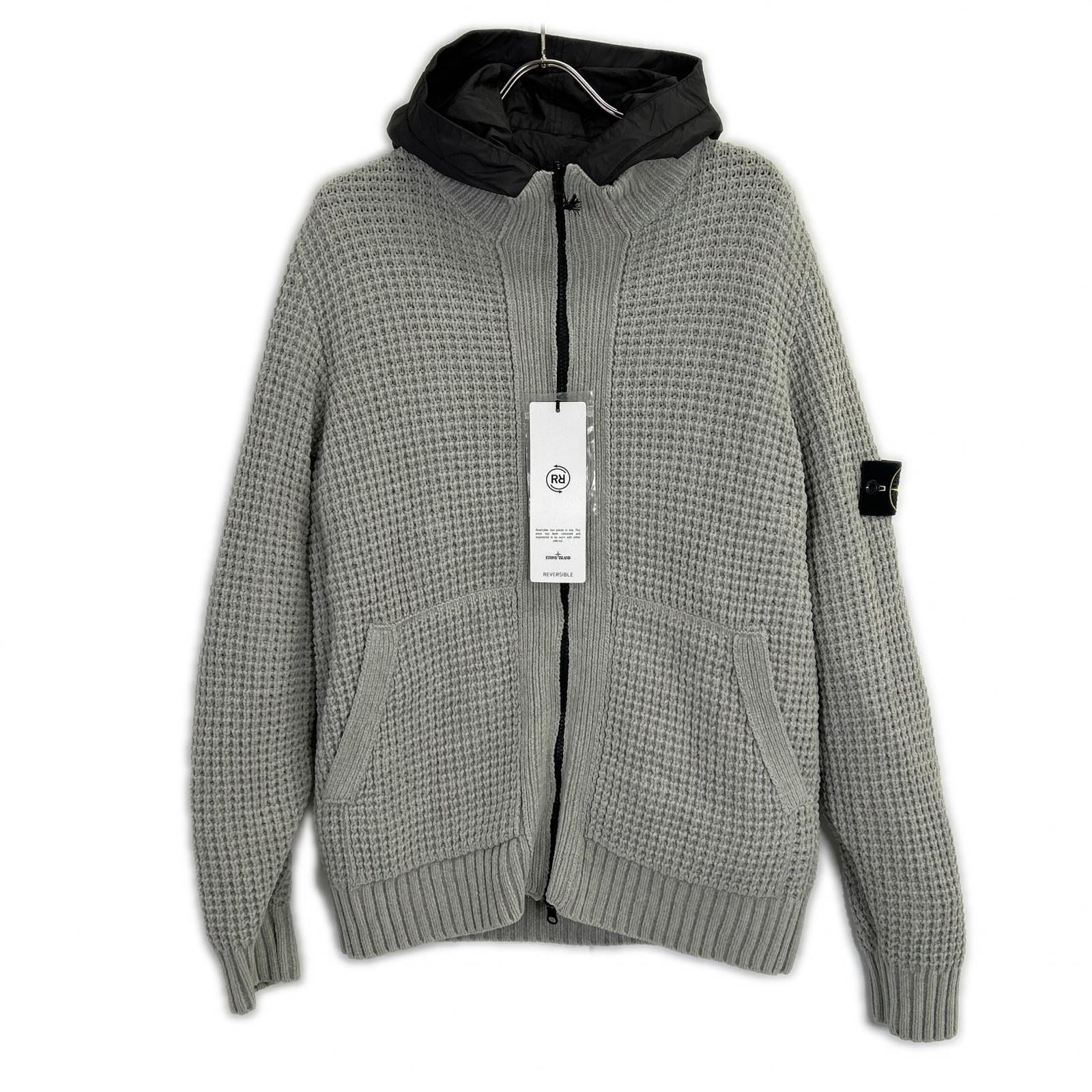 STONE ISLAND ストーンアイランド K1S155100008S00A5 Compass badge ﾘﾊﾞｰｼﾌﾞﾙｶｰﾃﾞｨｶﾞﾝ トップス L