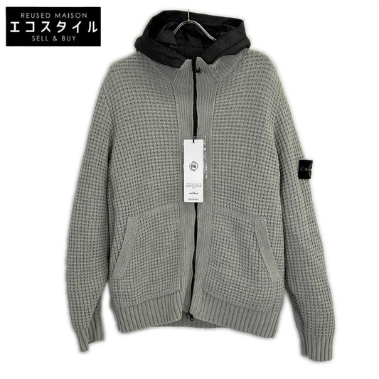 STONE ISLAND ストーンアイランド K1S155100008S00A5 Compass badge ﾘﾊﾞｰｼﾌﾞﾙｶｰﾃﾞｨｶﾞﾝ トップス L