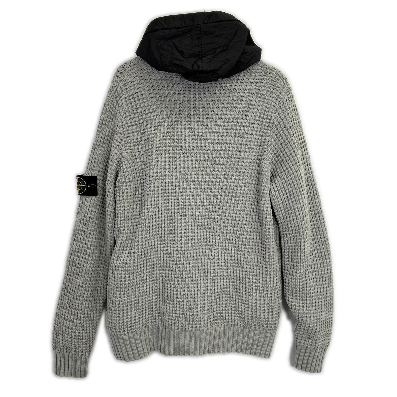 STONE ISLAND ストーンアイランド K1S155100008S00A5 Compass badge ﾘﾊﾞｰｼﾌﾞﾙｶｰﾃﾞｨｶﾞﾝ トップス L