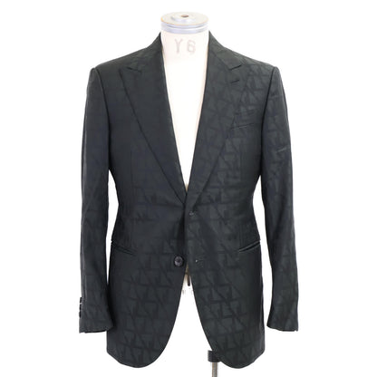 LOUIS VUITTON 路易威登 【国内正品/23年款】RM232F R54 HPFJ8E/HPFP8W Logo满印羊毛两粒扣单排西服套装