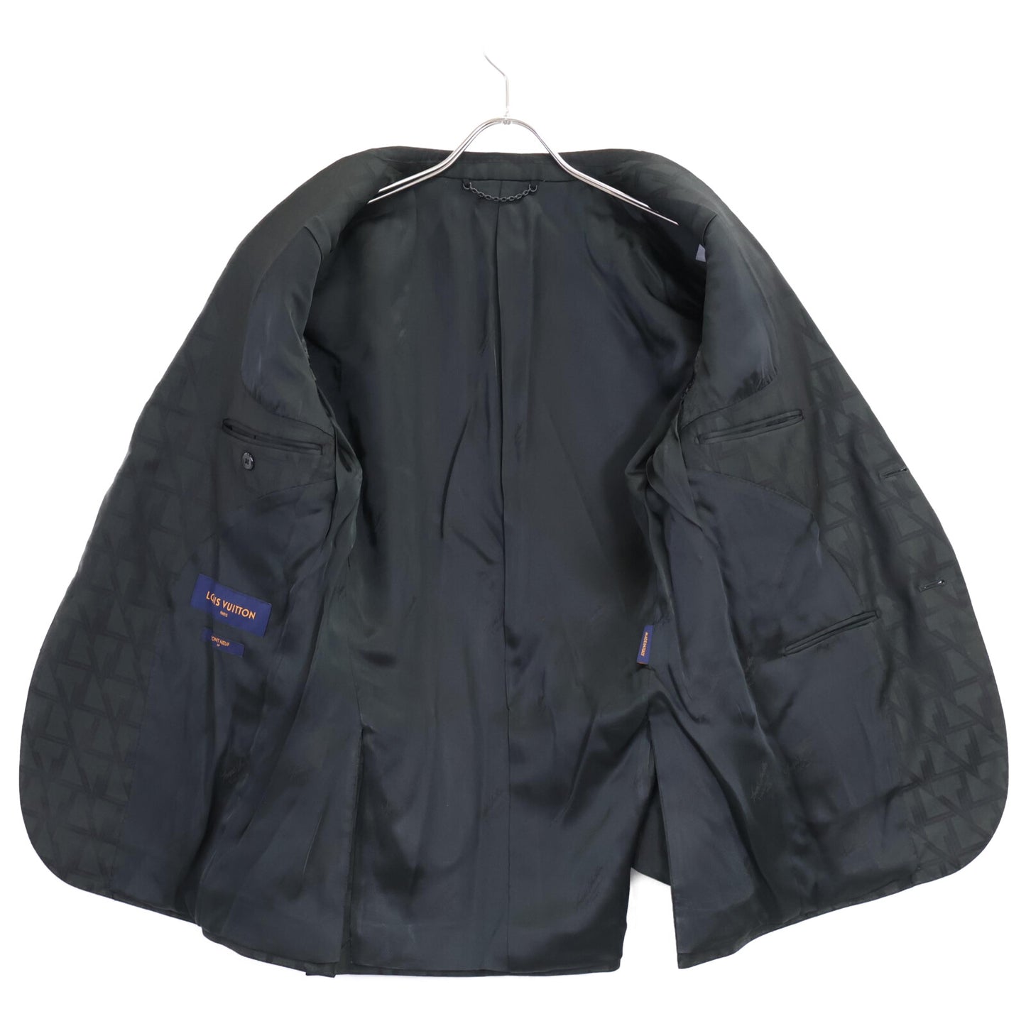 LOUIS VUITTON 路易威登 【国内正品/23年款】RM232F R54 HPFJ8E/HPFP8W Logo满印羊毛两粒扣单排西服套装