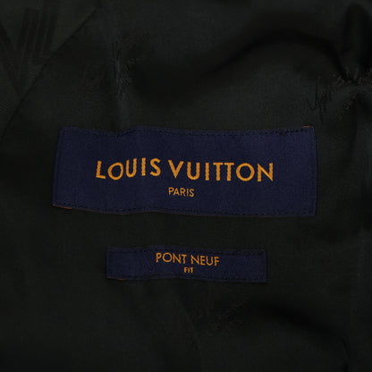 LOUIS VUITTON 路易威登 【国内正品/23年款】RM232F R54 HPFJ8E/HPFP8W Logo满印羊毛两粒扣单排西服套装