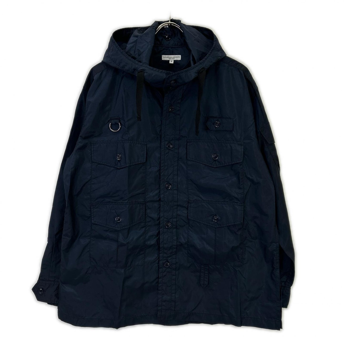 Engineered Garments エンジニアードガーメンツ ネイビー ナイロン フィッシングオーバーシャツ ジャケット