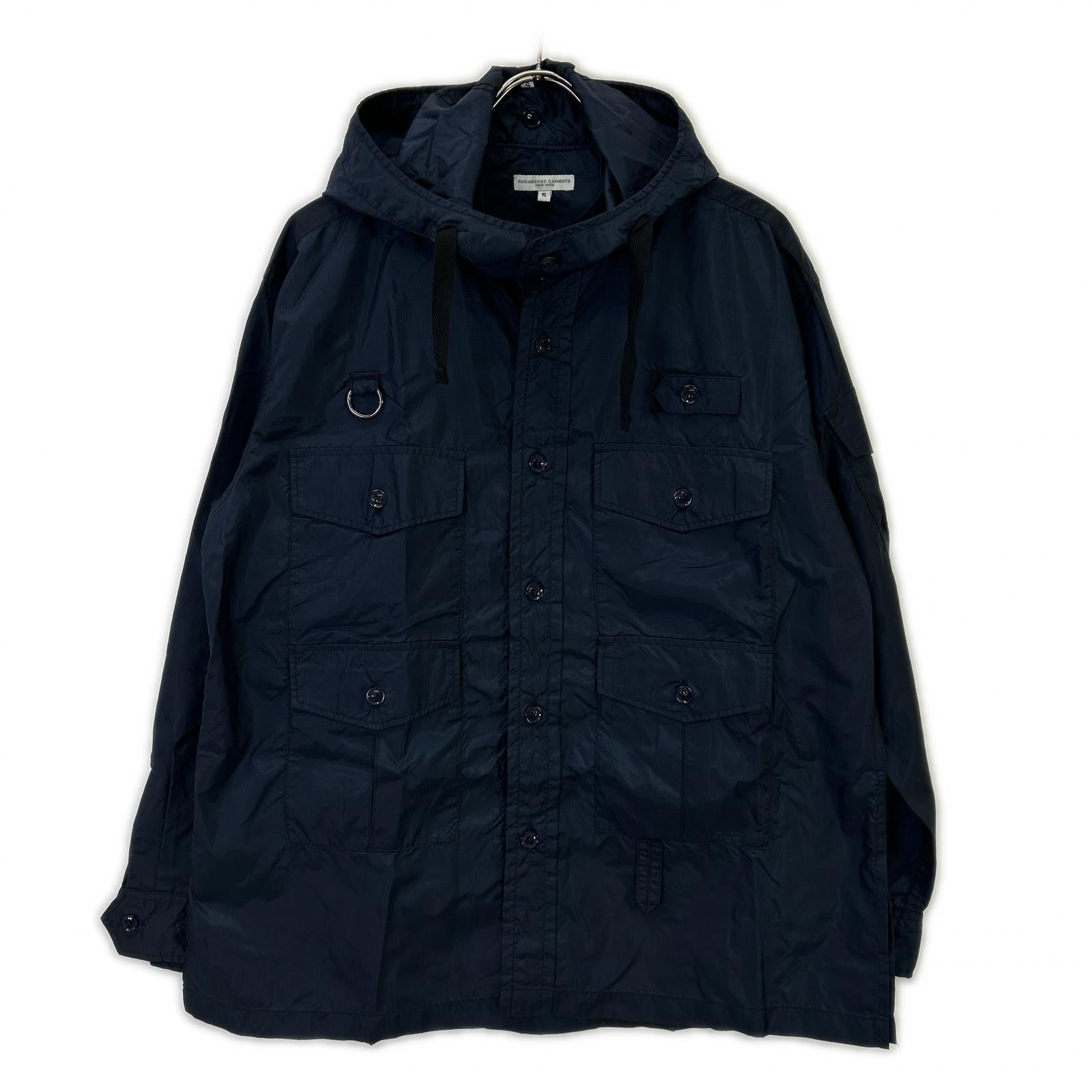 Engineered Garments エンジニアードガーメンツ ネイビー ナイロン フィッシングオーバーシャツ ジャケット