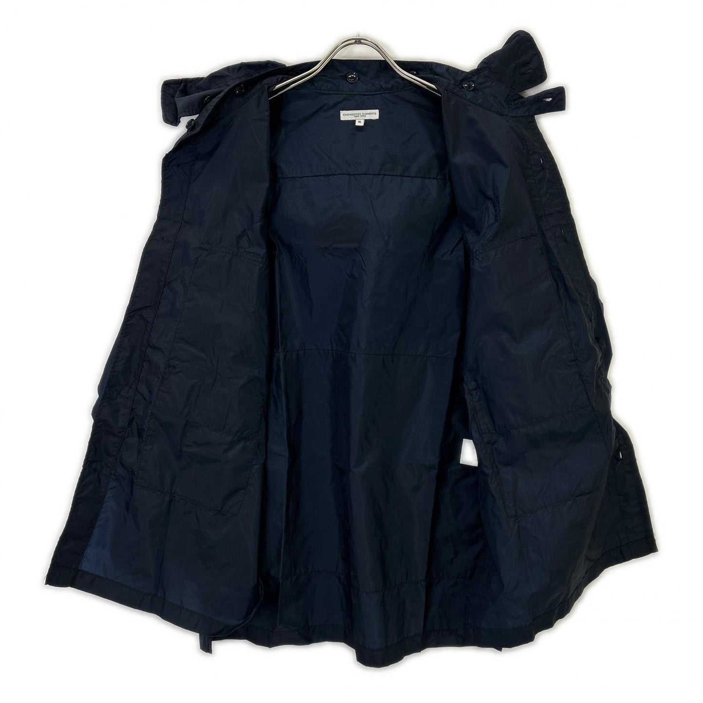 Engineered Garments エンジニアードガーメンツ ネイビー ナイロン フィッシングオーバーシャツ ジャケット