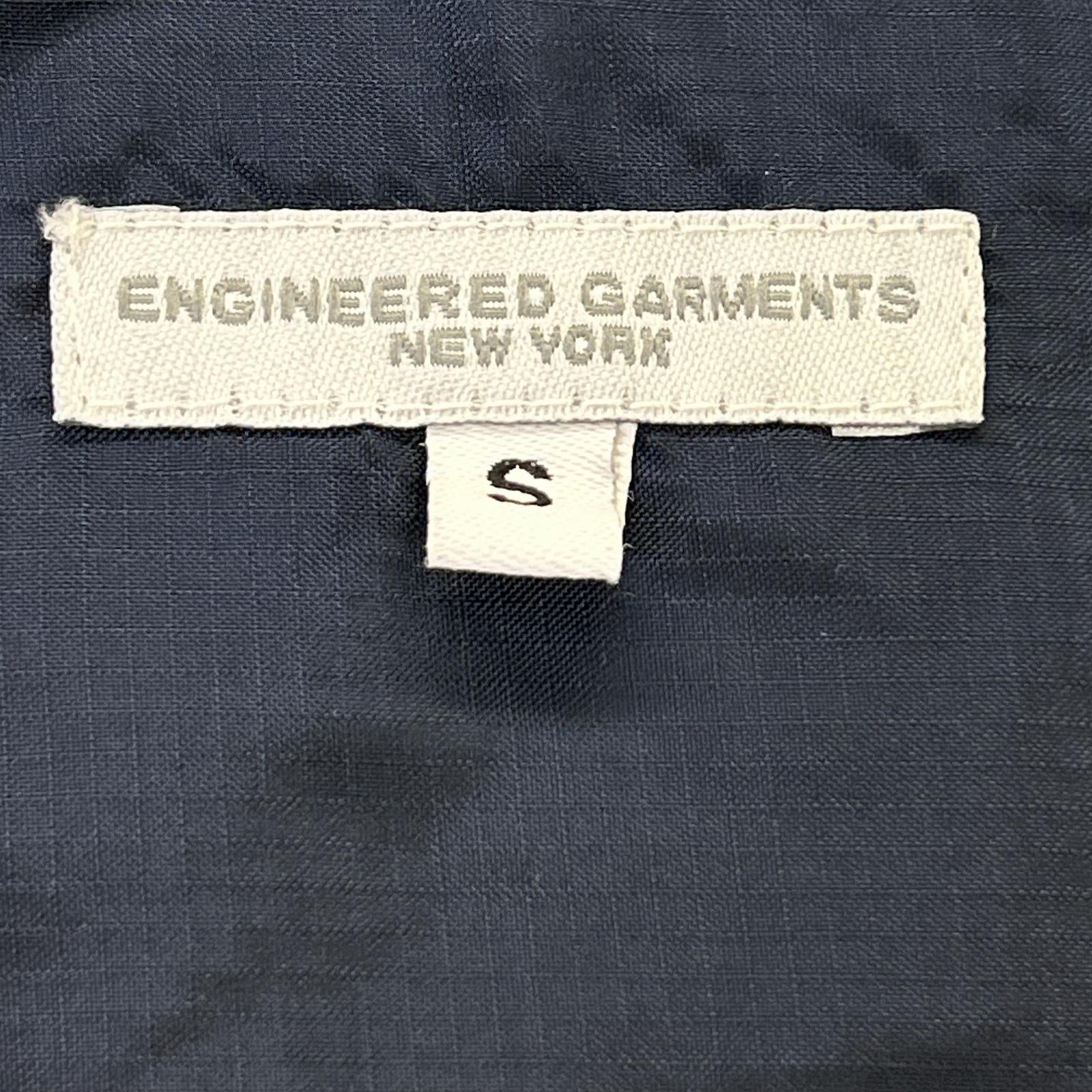 Engineered Garments エンジニアードガーメンツ ネイビー ナイロン フィッシングオーバーシャツ ジャケット