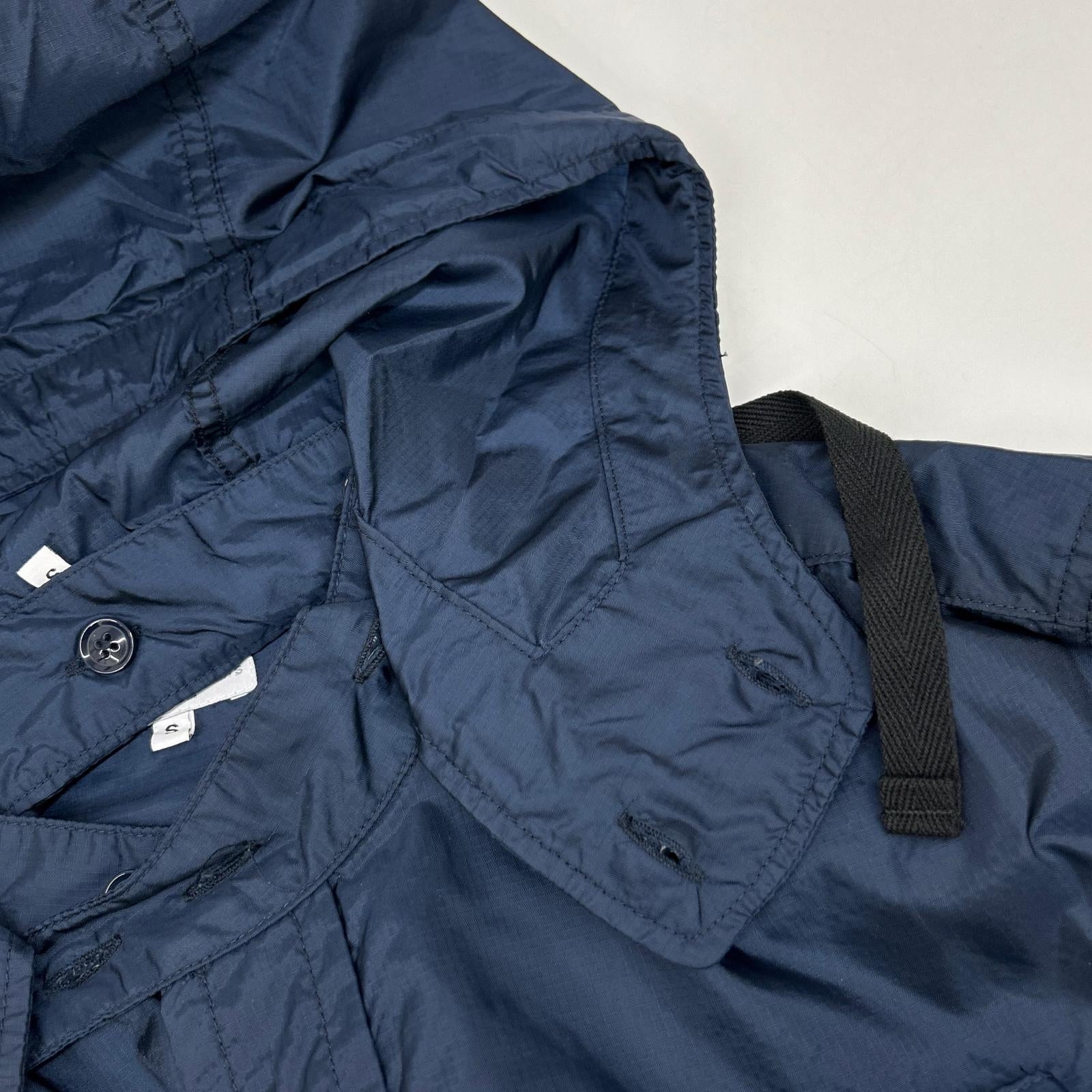 Engineered Garments エンジニアードガーメンツ ネイビー ナイロン フィッシングオーバーシャツ ジャケット