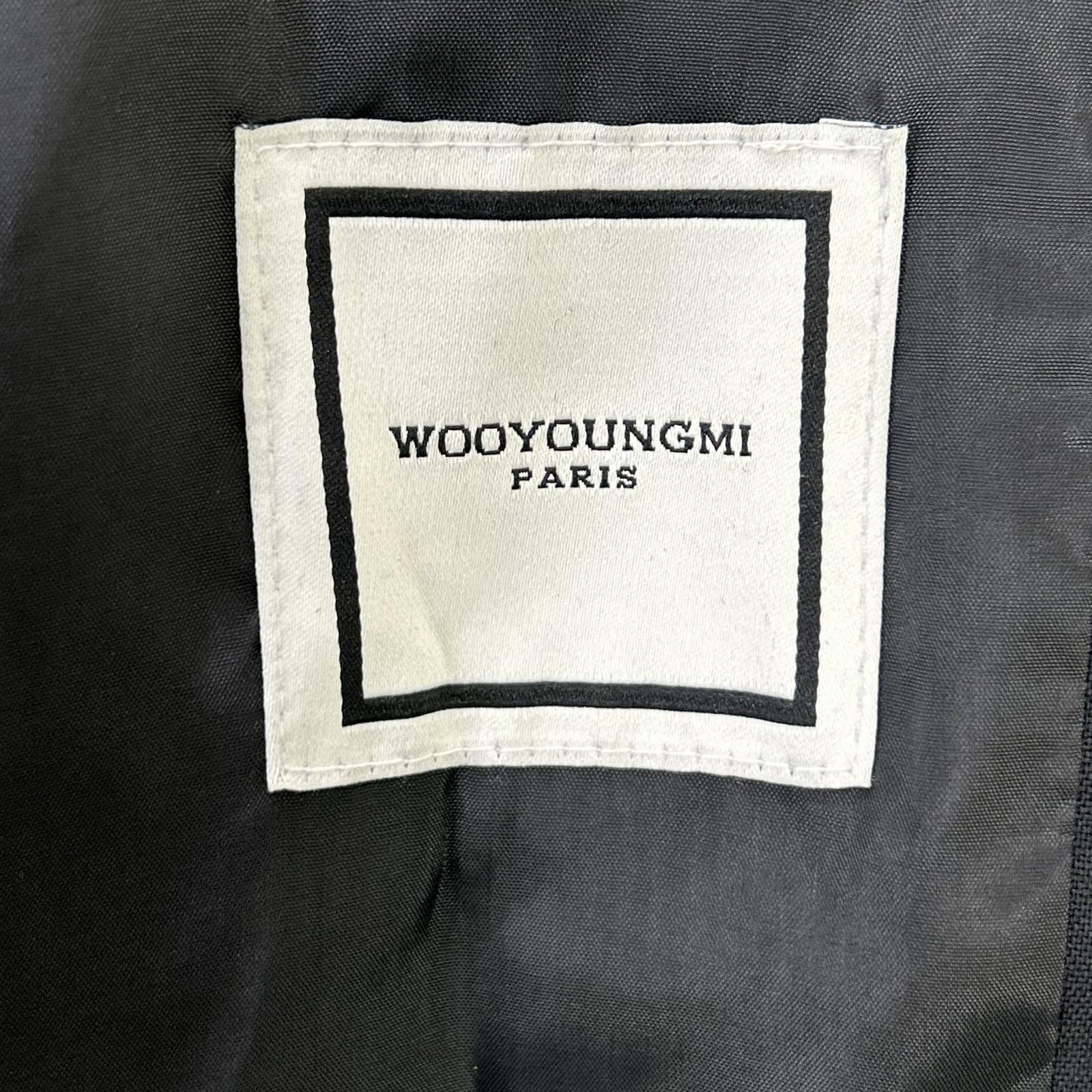 Wooyoungmi 禹英美 W201JP07901B 黑色 D形环 飞行员夹克 夹克