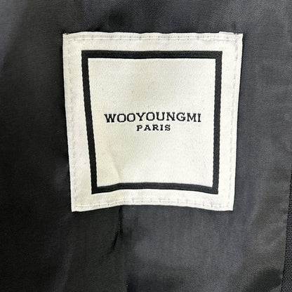 Wooyoungmi 禹英美 W201JP07901B 黑色 D形环 飞行员夹克 夹克