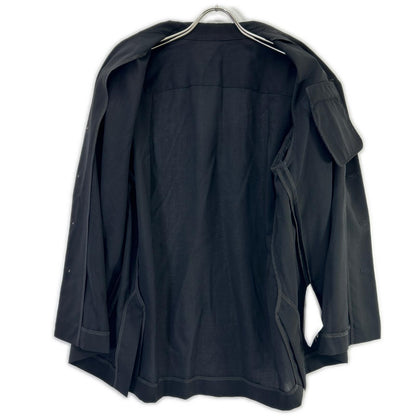 sacai サカイ 21-02458M レイヤードスーチング シャツ トップス