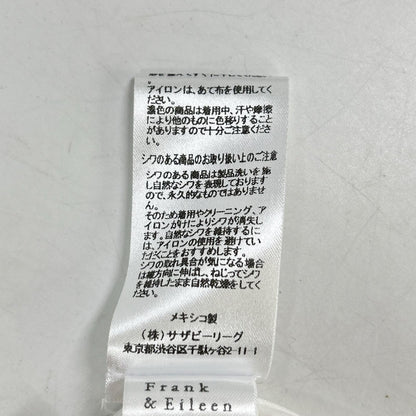 Frank&Eileen フランクアンドアイリーン 9920700035 フィンバー ポプリン ホワイト プレーンシャツ トップス