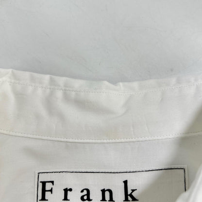 Frank&Eileen フランクアンドアイリーン 9920700035 フィンバー ポプリン ホワイト プレーンシャツ トップス