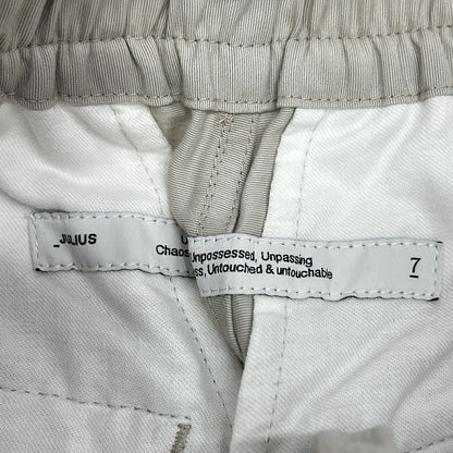 JULIUS ユリウス 807PAM2 ジップ パネル バギー パンツ ボトムス
