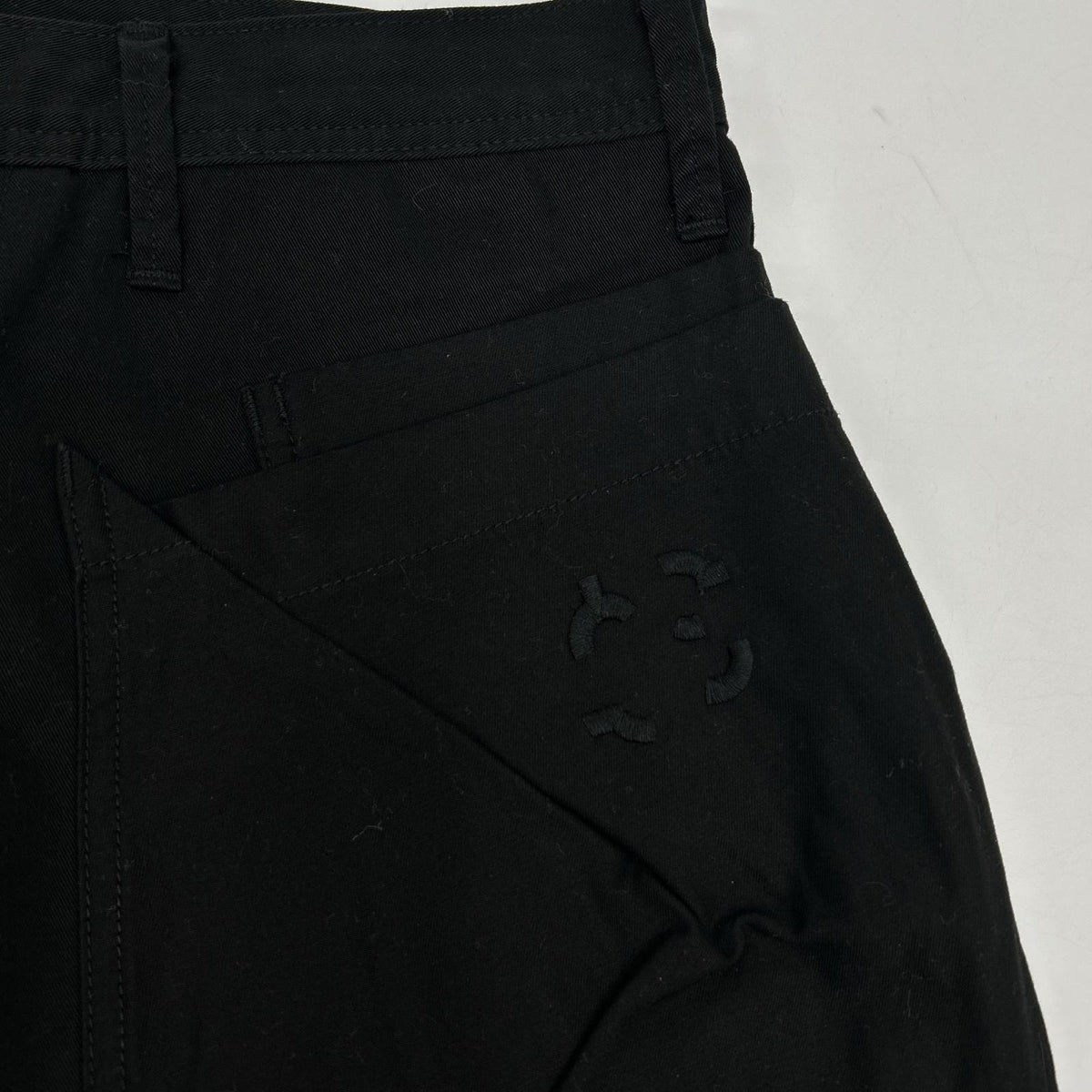 JULIUS ユリウス 737PAM10 ビックポケットパンツ ブラック ボトムス