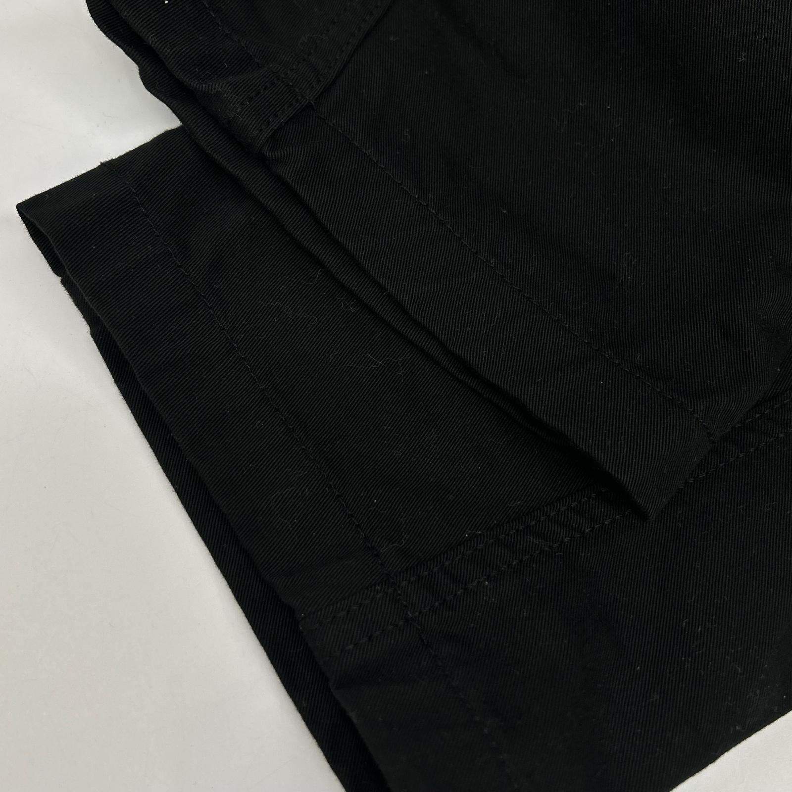 JULIUS ユリウス 737PAM10 ビックポケットパンツ ブラック ボトムス