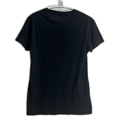 SAINT LAURENT PARIS サンローランパリ 16SS 420177 エディ期 刺繍デザイン ブラック クルーネックTシャツ トップス