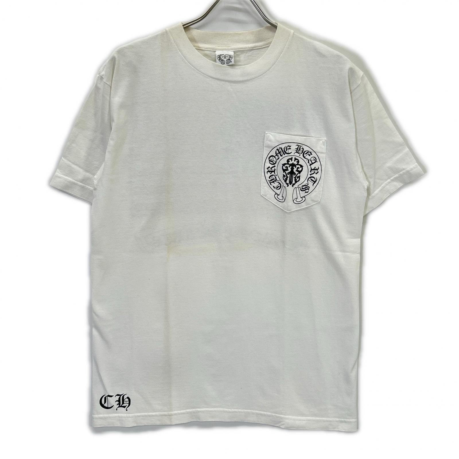 Chrome hearts クロムハーツ 2212-304-0664 アメリカンフラッグ クルーネック ポケットTシャツ トップス