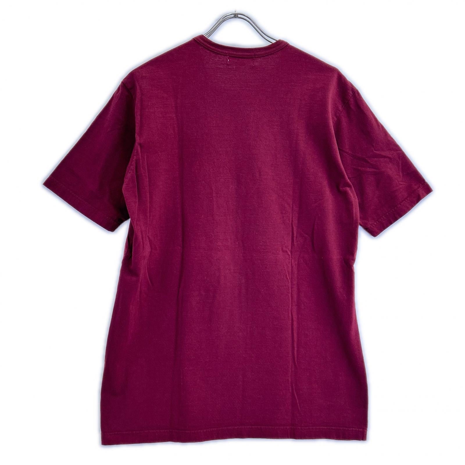 eYe JUNYA WATANABE MAN アイ ジュンヤ ワタナベ マン WJ-T904 eyeプリント エンジ クルーネックTシャツ トップス