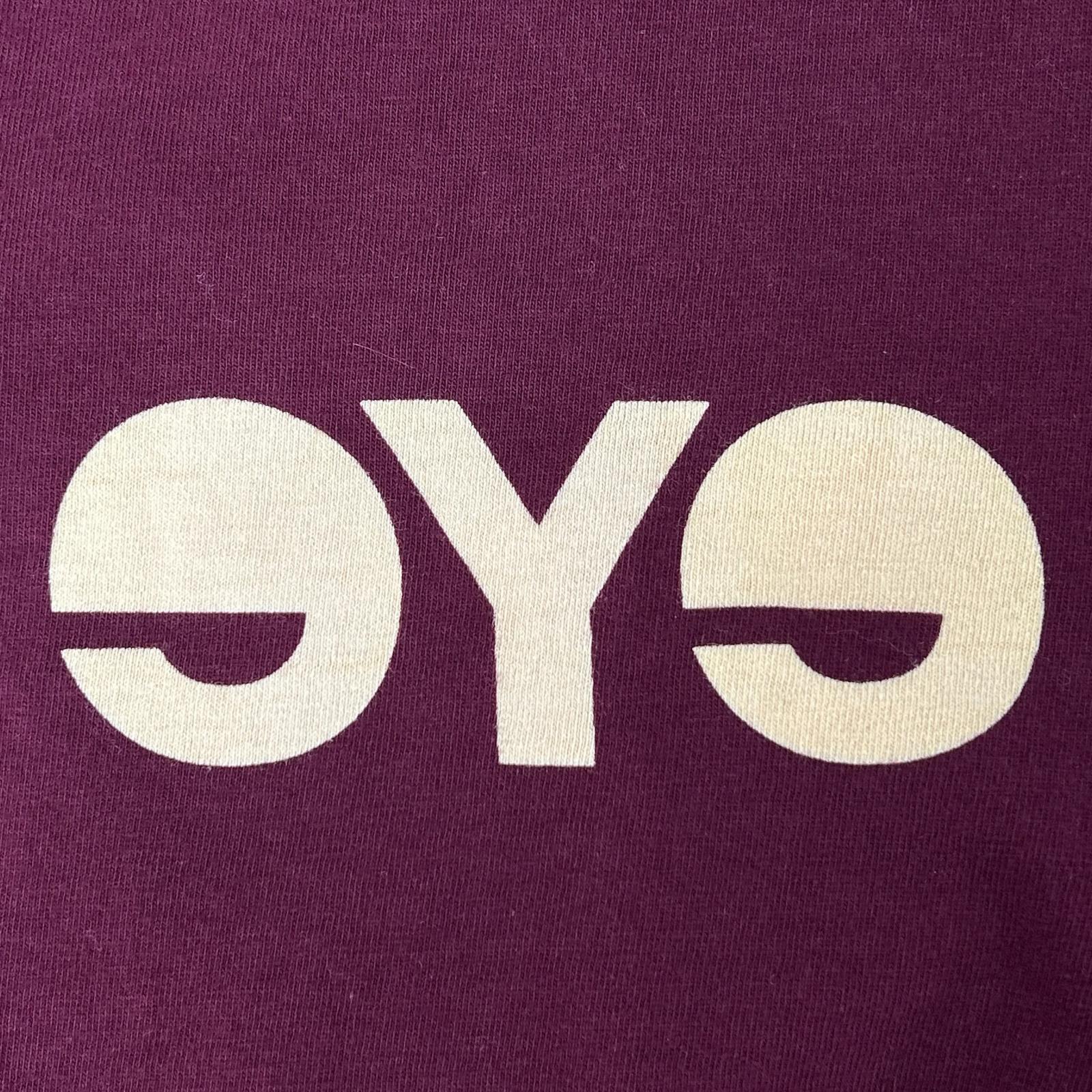 eYe JUNYA WATANABE MAN アイ ジュンヤ ワタナベ マン WJ-T904 eyeプリント エンジ クルーネックTシャツ トップス