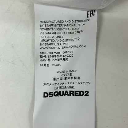 DSQUARED2 ディースクエアード 17年製 S74FS0009 ブラック 3ピーススーツ スーツ セットアップ