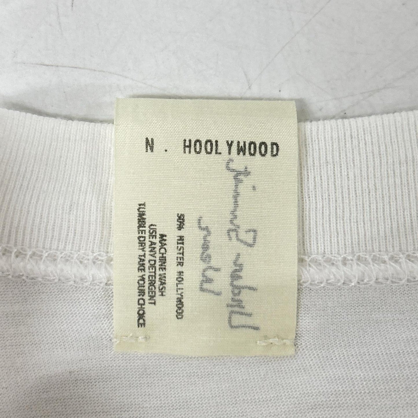 N.Hoolywood エヌハリウッド 81-3-6447-0975 ホワイト 半袖Tシャツ トップス