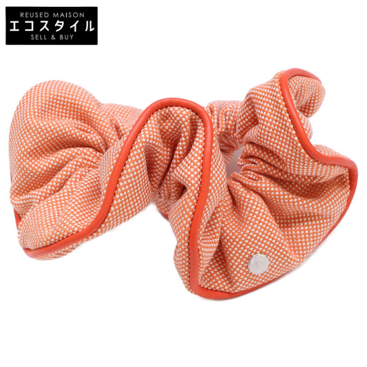 HERMES エルメス 【美品】H241029G ORTU クラウディア プラン・エア シュシュ ヘアアクセサリー