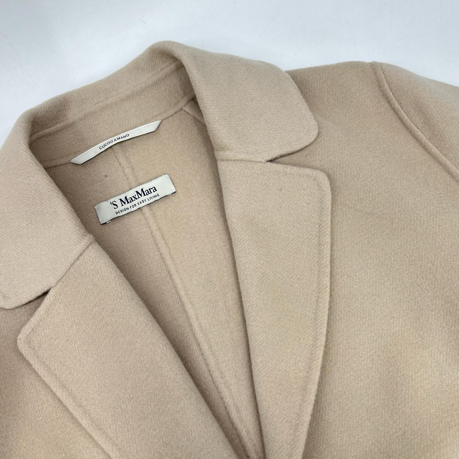 S MaxMara エスマックスマーラ 901113116 クチートアマーノ ヴァージンウール ロングコート コート