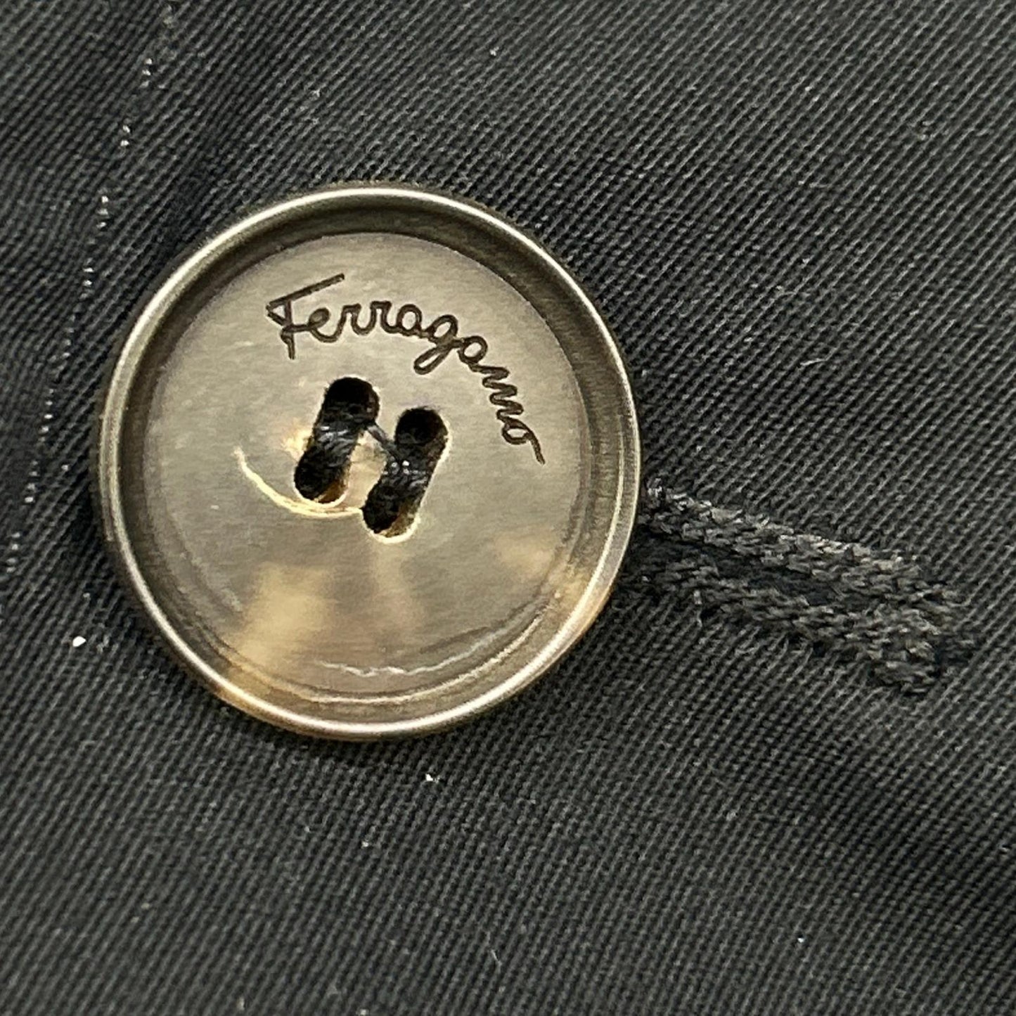 Salvatore Ferragamo サルヴァトーレフェラガモ ネイビー インナーキルティングジレ付き ジャケット コート