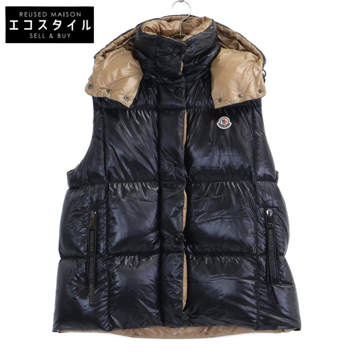 【美品/23年製】LUZULE フード付ダウン ベスト ２ レディース