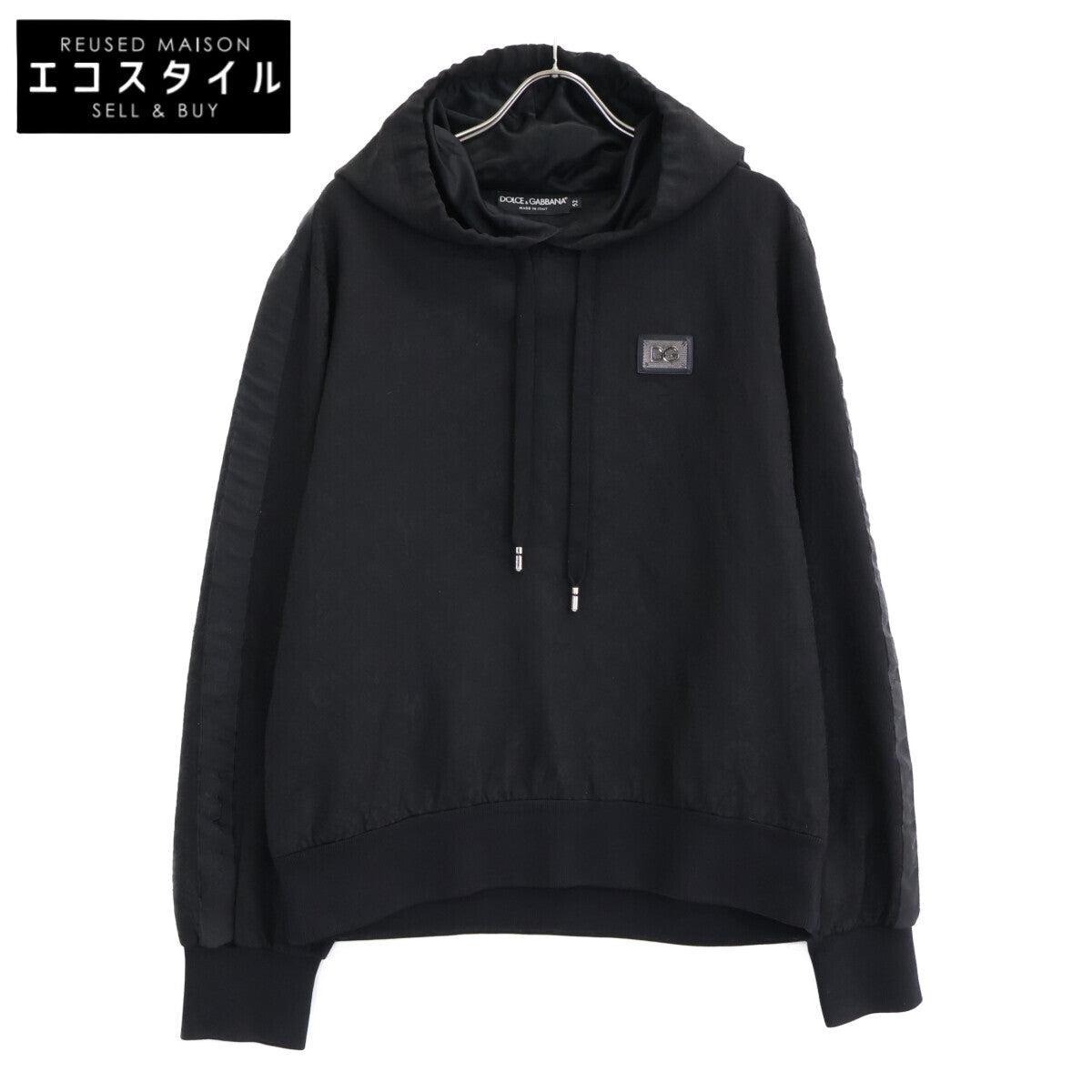 DOLCE&GABBANA Jacquard Hooded Sweatshirt Paisley Pullover Hoodie Top
