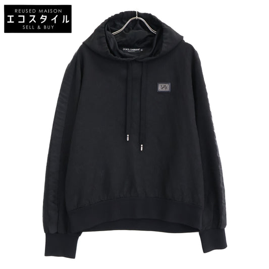 DOLCE&GABBANA ドルチェアンドガッバーナ 【国内正規】G9OY5T Jacquared Hooded Sweatshirt ペイズリー プルオーバー パーカー トップス