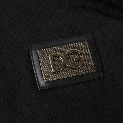 DOLCE&GABBANA Jacquard Hooded Sweatshirt Paisley Pullover Hoodie Top