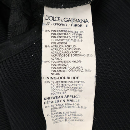 DOLCE&GABBANA Jacquard Hooded Sweatshirt Paisley Pullover Hoodie Top