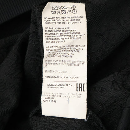 DOLCE&GABBANA Jacquard Hooded Sweatshirt Paisley Pullover Hoodie Top