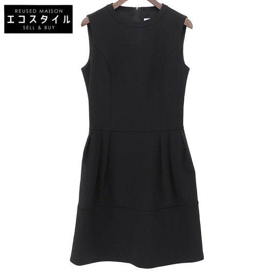 Tuck Cocoon Dress, Women's, Black, Size 38, Item 34096