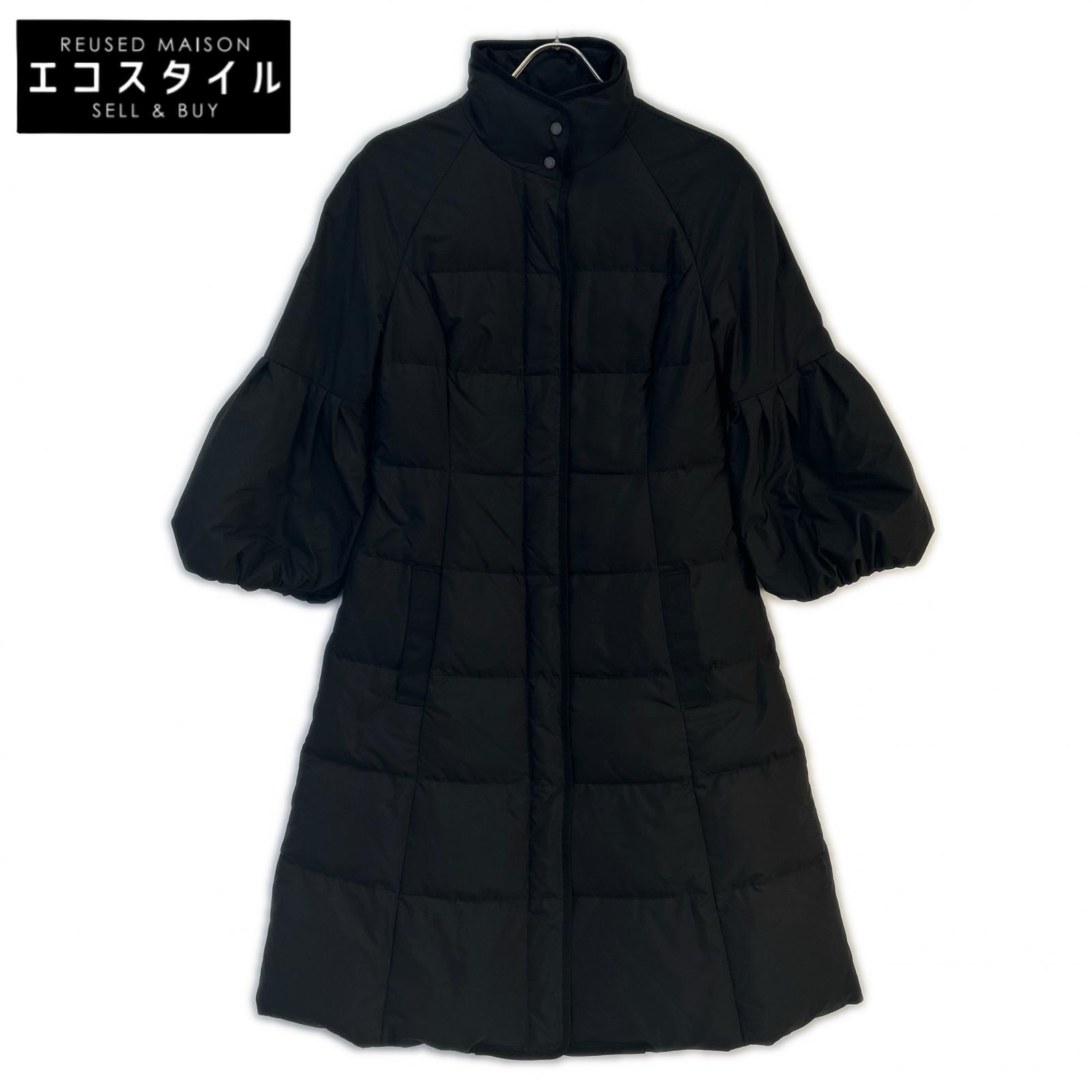FOXEY NEW YORK フォクシーニューヨーク 35316 ブラック ベルスリーブダウンコート コート