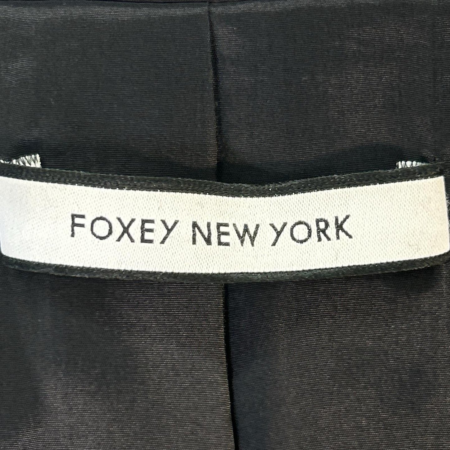 FOXEY NEW YORK フォクシーニューヨーク 35316 ブラック ベルスリーブダウンコート コート