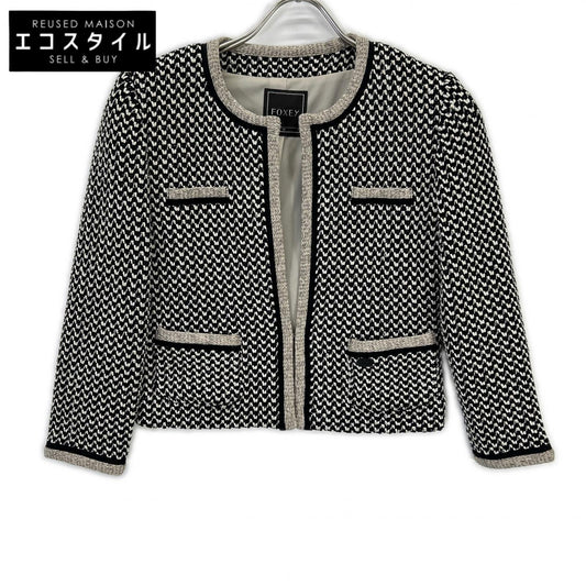 FOXEY フォクシー 35326 プラチナムツイードジャケット ジャケット